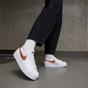 کتونی اورجینال برند Nike مدل Blazer Low Plaform Ess Sneaker کد 709933443