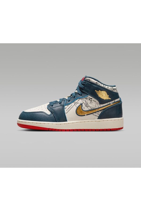 کفش بسکتبال اورجینال برند Nike مدل Air Jordan 1 Mid SE کد 814581286