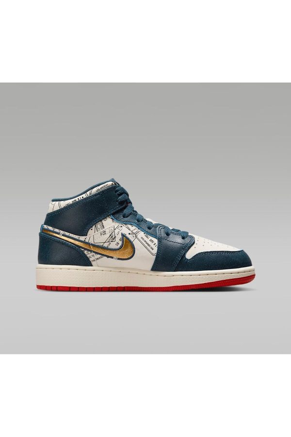 کفش بسکتبال اورجینال برند Nike مدل Air Jordan 1 Mid SE کد 814581286 - Image 2