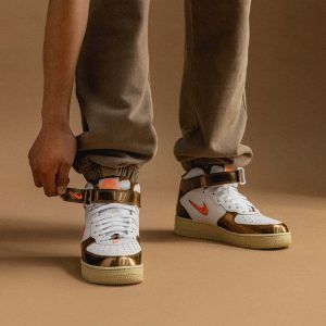 کتونی اورجینال برند Nike مدل Air Force 1 Mid QS کد 762291502