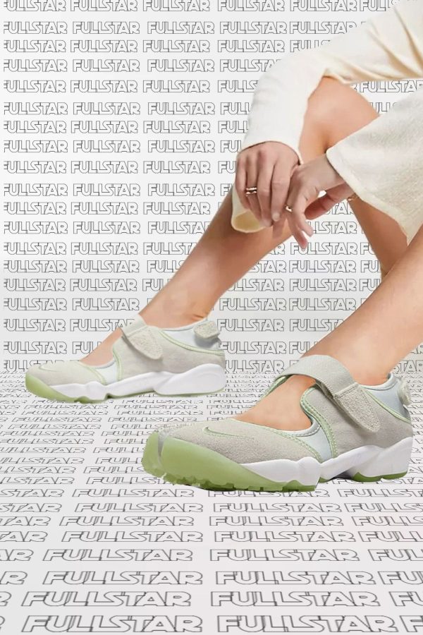 کتونی اورجینال زنانه برند نایک Nike مدل Air Rift Light Bone Honeydew کد 829670029