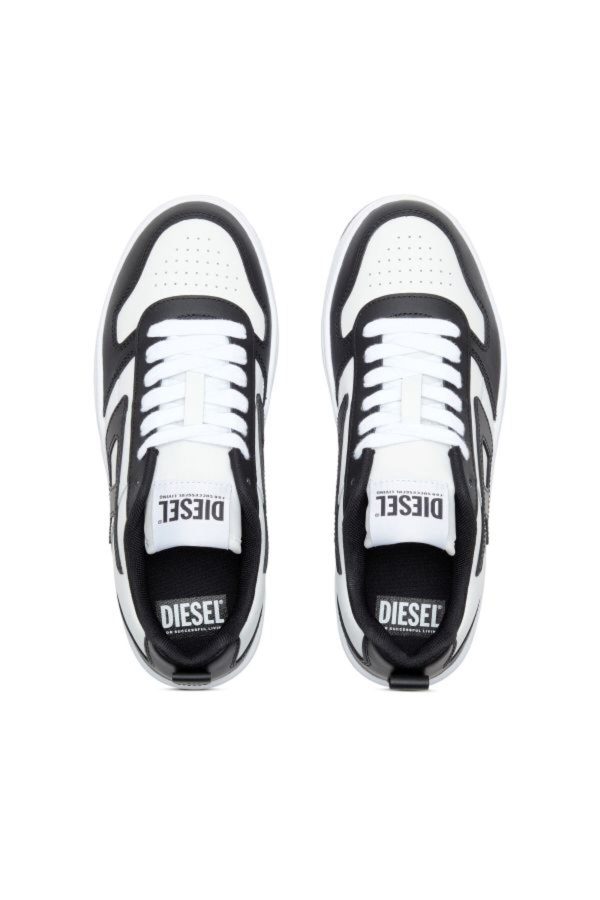 کفش پیاده روی اورجینال برند Diesel مدل Erkek Logo Detaylı Beyaz Sneaker کد 827332274 - Image 5
