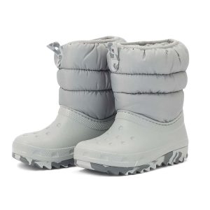 بوت برفی اورجینال برند Crocs مدل Classic Neo Puff Gri کد 455022406