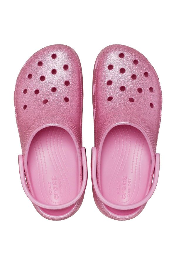 صندل اورجینال برند Crocs مدل Classic Platform Glitter Clog کد 837370651 - Image 4