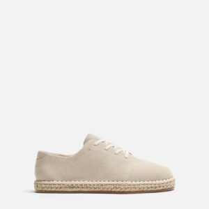 کفش اورجینال برند زارا Zara مدل LEATHER LACE-UP ESPADRILLES کد 2448/420