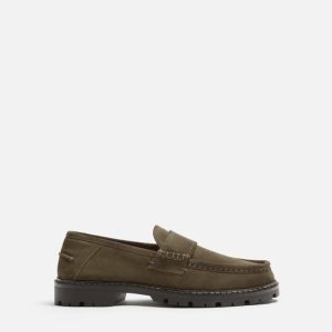 کالج اورجینال برند زارا Zara مدل LEATHER PENNY LOAFERS کد 2604/420