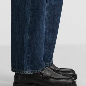 کفش اورجینال برند زارا Zara مدل LEATHER PENNY LOAFERS کد 2618/420