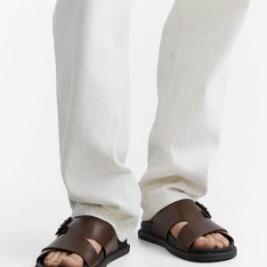 صندل اورجینال برند زارا Zara مدل Criss-cross sandals with buckle کد 2723/420