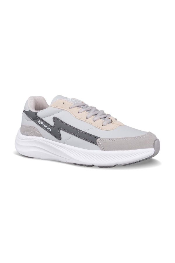 کتونی اورجینال برند Mp مدل Kadın Bağcıklı Gri Sneaker کد 874980184 - Image 3
