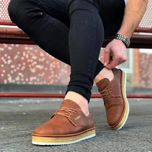 کفش پیاده روی اورجینال برند Mokashopin مدل WG013 Taba کد 844478751