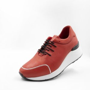 کتونی اورجینال برند Impero مدل Kadın Kırmızı Hakiki Deri Sneaker کد 43123039