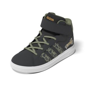 کتونی اورجینال برند Adidas مدل Grand Court Mid Lionking K کد 838222215