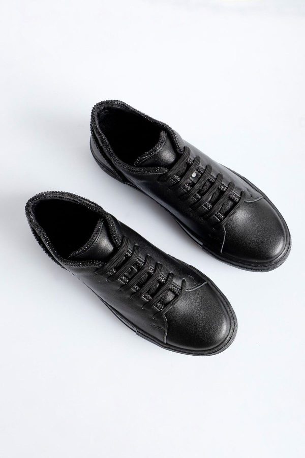 کتونی اورجینال برند Su shoe boutique مدل Hakiki Deri Taşlı Sneaker کد 857612259 - Image 4