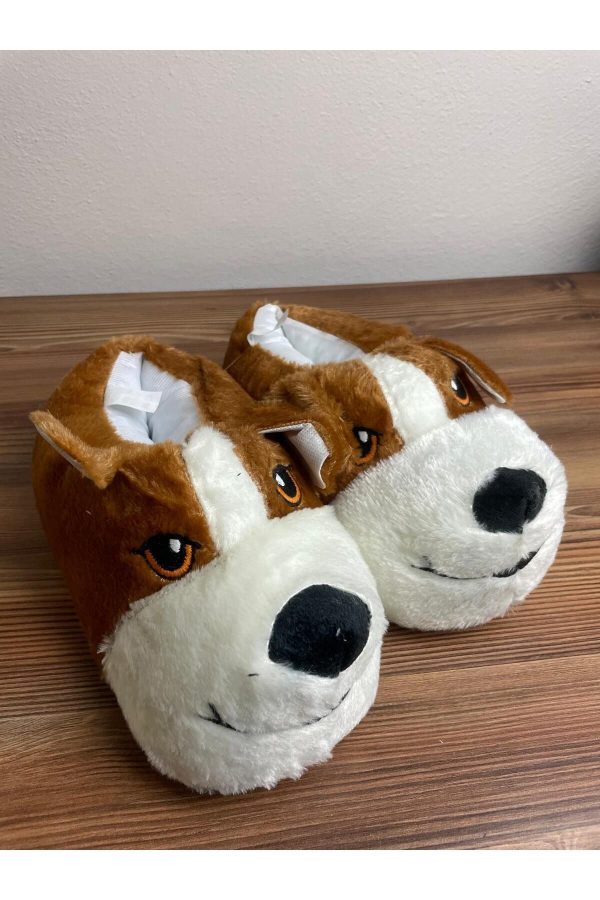 دمپایی روفرشی اورجینال برند Pabus store مدل Köpek Figürlü Panduf کد 880385282 - Image 3