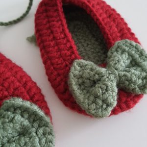 جوراب اورجینال برند Atolye hamarat مدل Handmade baby booties کد 807731298