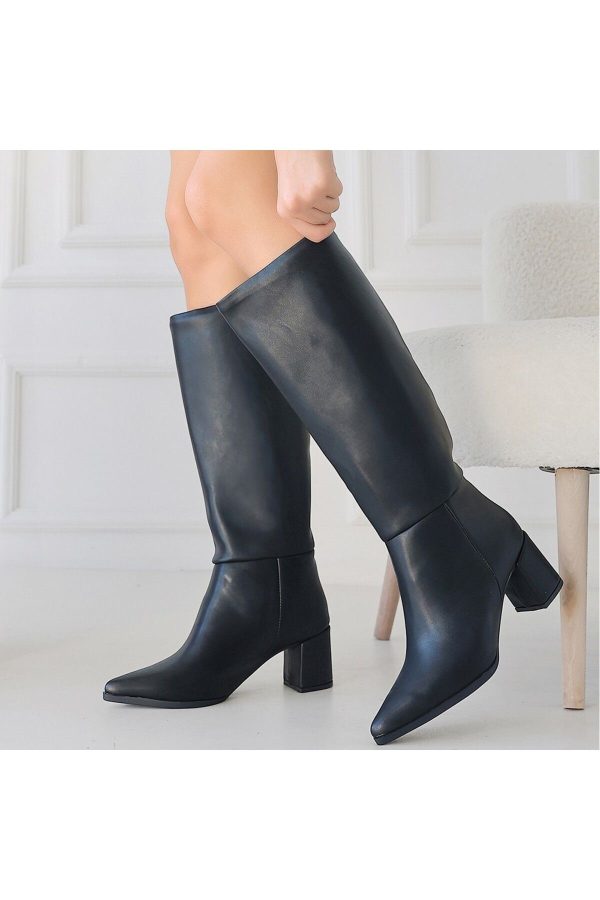 بوت ساق بلند اورجینال برند Joyboyshop مدل 489533-1453 کد 878794247 - Image 4