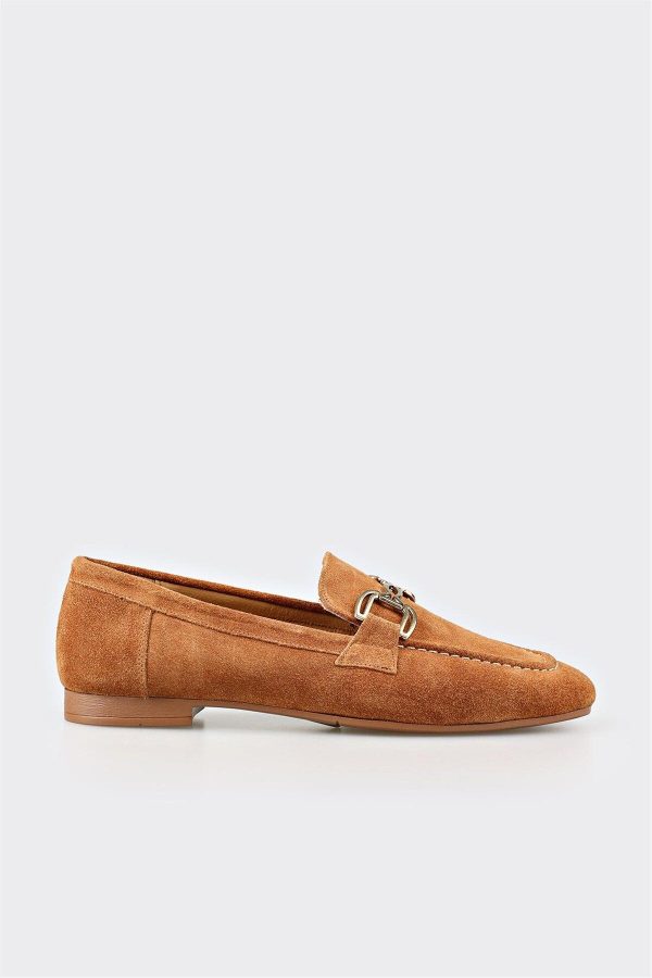 کالج اورجینال برند Elle مدل Camel Deri Kadın Loafer کد 852915218