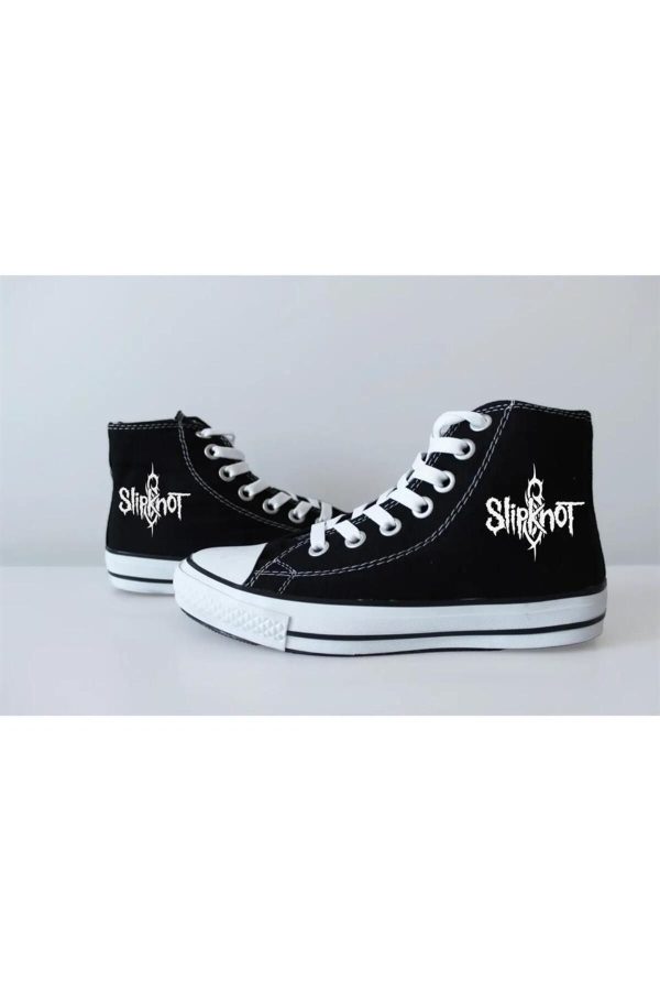 کفش پیاده روی اورجینال برند Deefwear مدل Stillex Slipknot Baskılı Kanvas Ayakkabı کد 859625702
